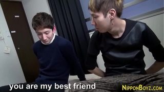 Asian twink rides cock