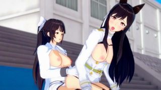 Azur Lane FUTA Takao Fucks Atago