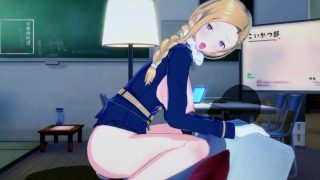 Azur Lane Hood Gives Handjob and Fucks in White Gloves